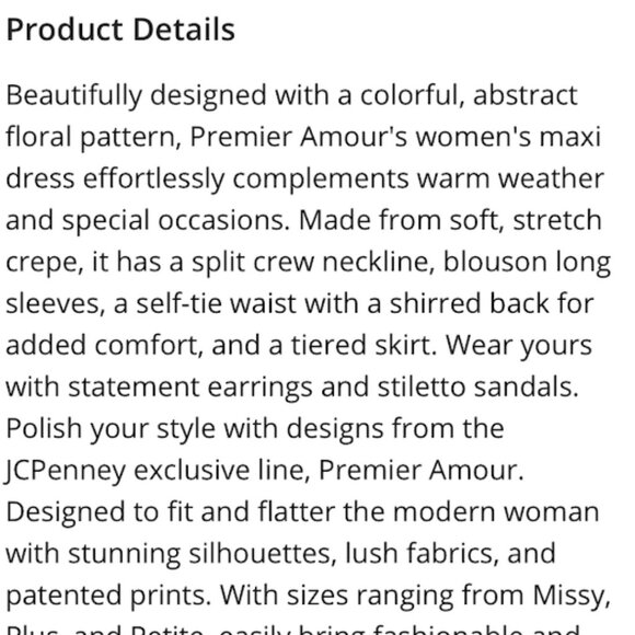 Spring Dress !! 12P 53" Long - Picture 3 of 5